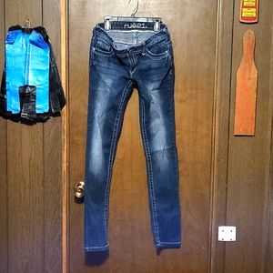 Long Low-Rise Skinny Jeans